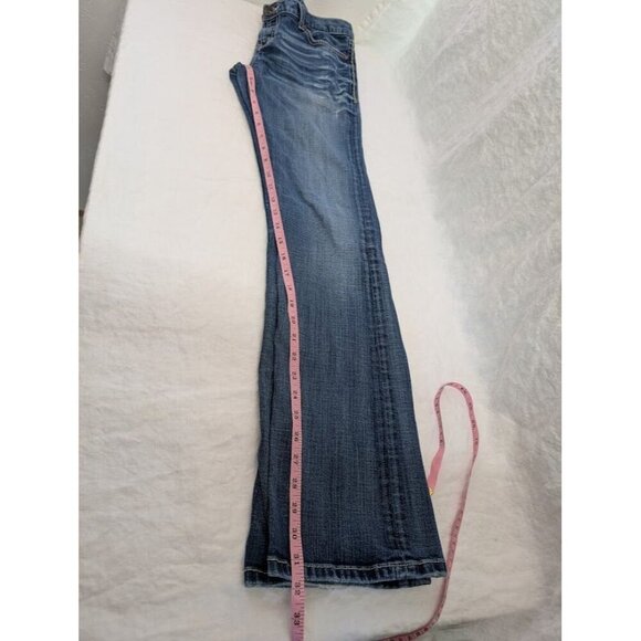 Buckle BKE Mya denim women's sz 30 x 33 boot cut low rise distressed stretch E5 - Picture 12 of 12